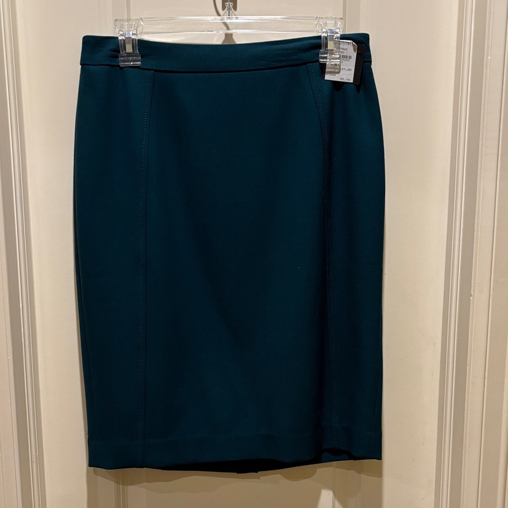 Halogen Dark Teal Pencil Skirt
